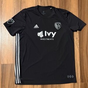 Men’s Adidas MLS KC Sporting Soccer Jersey Size XL